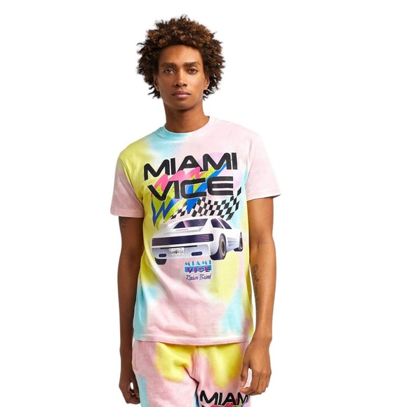 Miami Vice X Reason Limited Edition Tie Dye T-Shirt - Picture 1 of 6